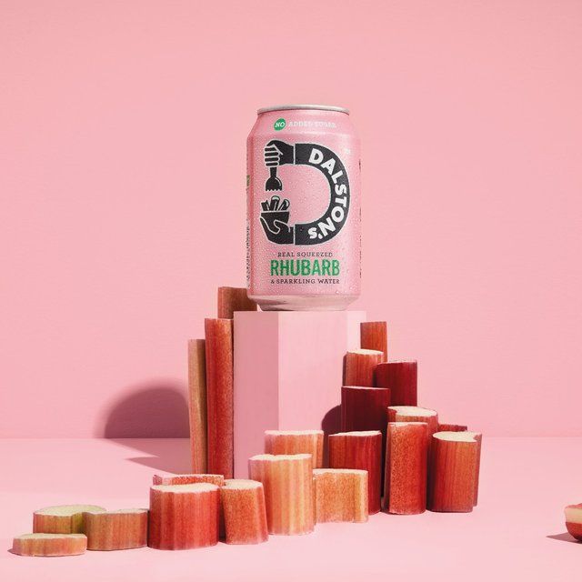 Dalston's Rhubarb No Added Sugar Multipack   4 x 330ml