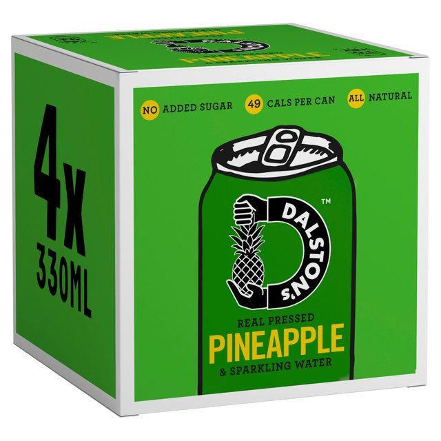 Dalstons Pineapple Soda Multipack   4 x 330ml