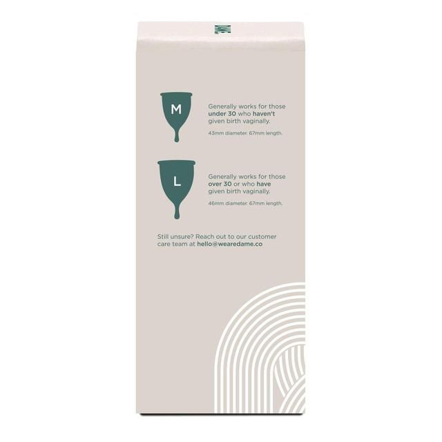 Dame Self Sanitising Menstrual Cup Medium