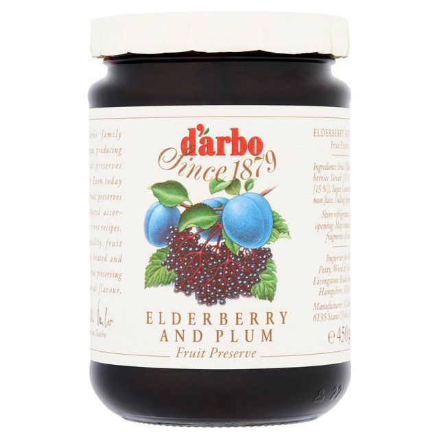 Darbo Elderberry & Plum Fruit Preserve   450g