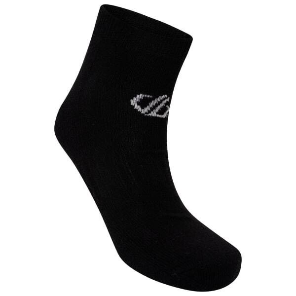 Dare 2B Adult s Ankle Socks (Pack of 2) (6-8) Black