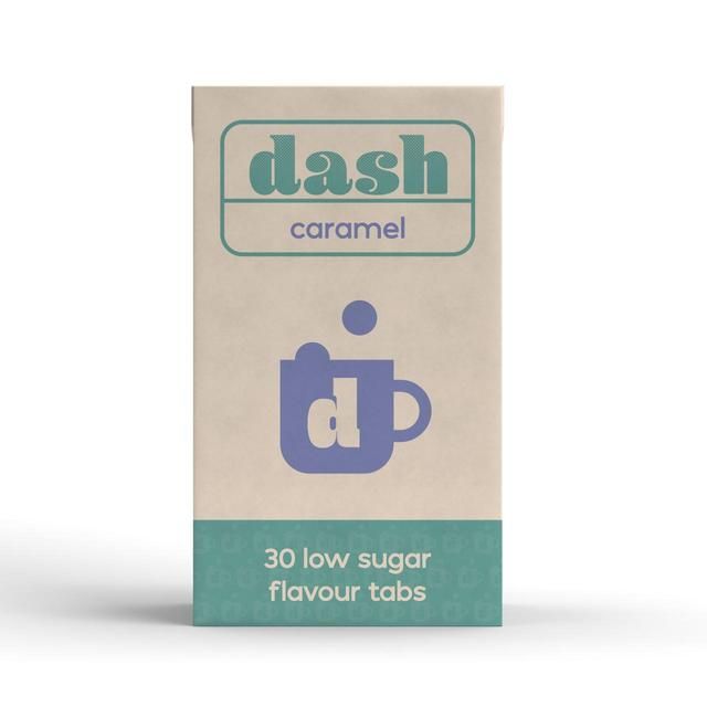 Dash Low Sugar Caramel Flavouring Tablets   30 per pack