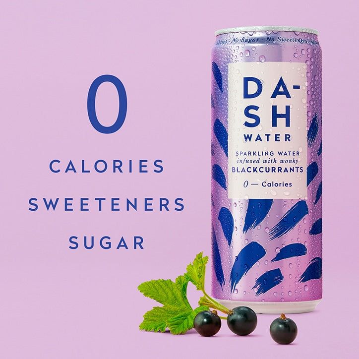 Dash Water Blackcurrant 4 x 330ml