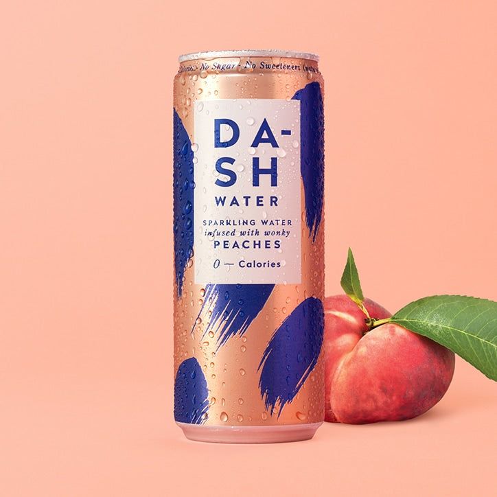 Dash Water Peach 4 x 330ml