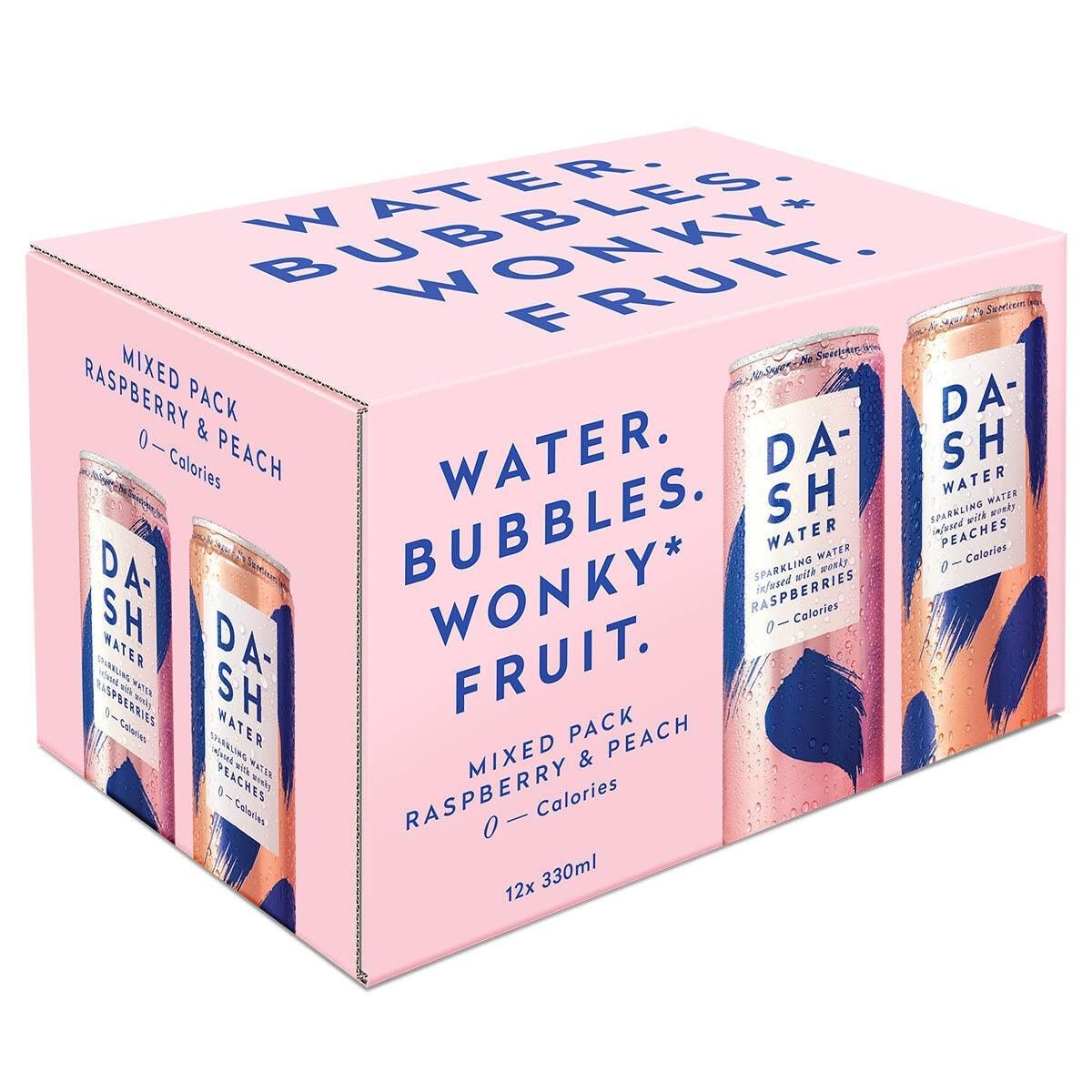 DASH Water Variety Pack, 12x330ml