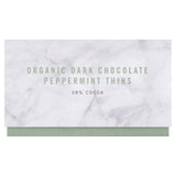 Daylesford Organic Dark Chocolate Peppermint Thins   75g