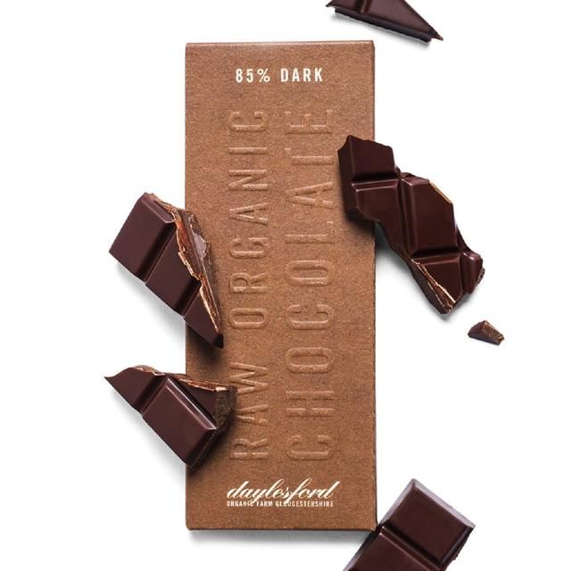 Daylesford Organic Raw Chocolate Bar - Dark 85%   50g