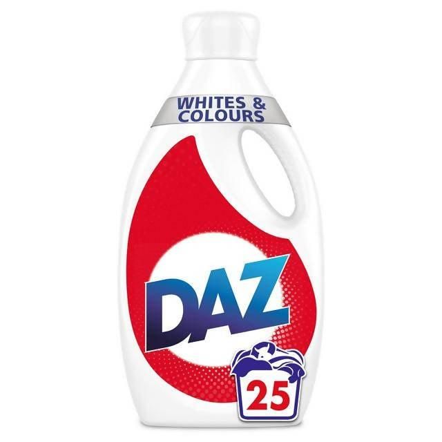 Daz Washing Liquid Whites & Colours 875ml (25 Washes)