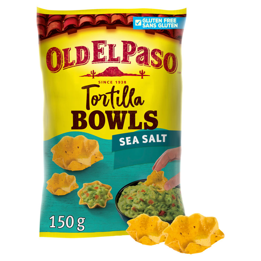 Old El Paso Gluten Free Tortilla Bowls Sea Salt