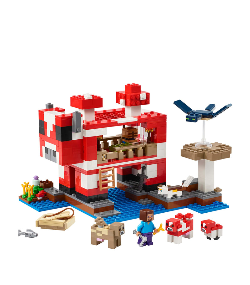 Lego Minecraft The Mooshroom House building set, UK version