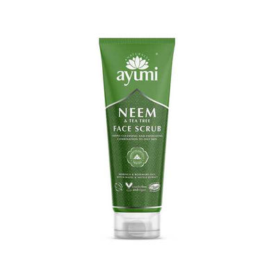 Superdrug Ayumi Neem & Tea Tree Face Scrub 125ml- Buy online at McGrocer