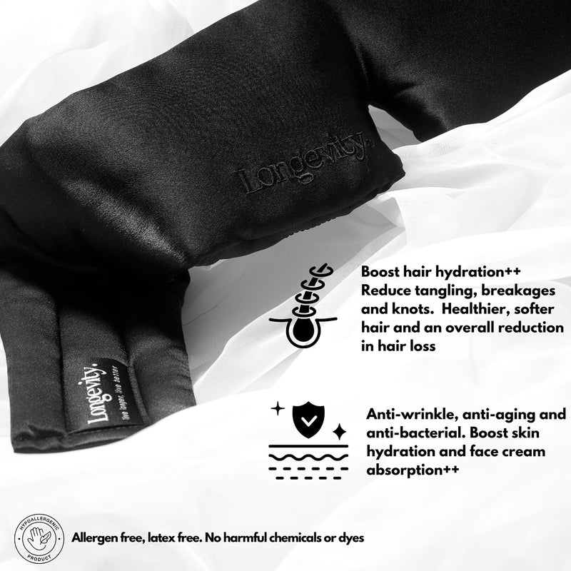 Longevity mulberry silk sleep mask blackout, imported from the UK