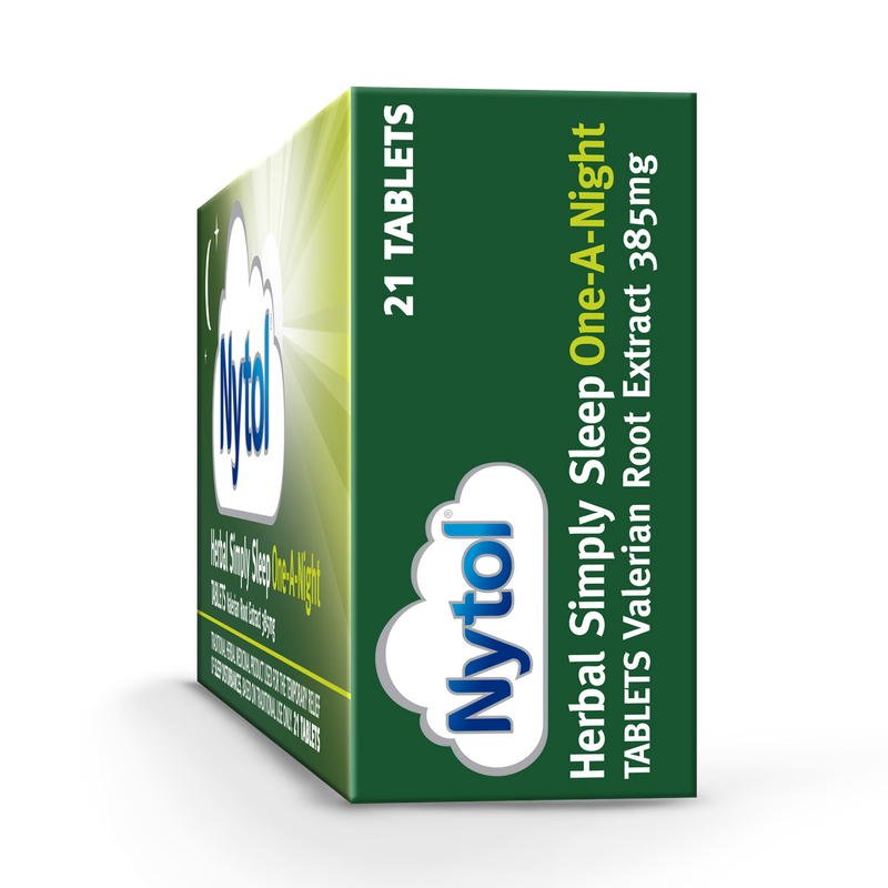 Nytol One-A-Night herbal tablets 21 tablets (British brand)