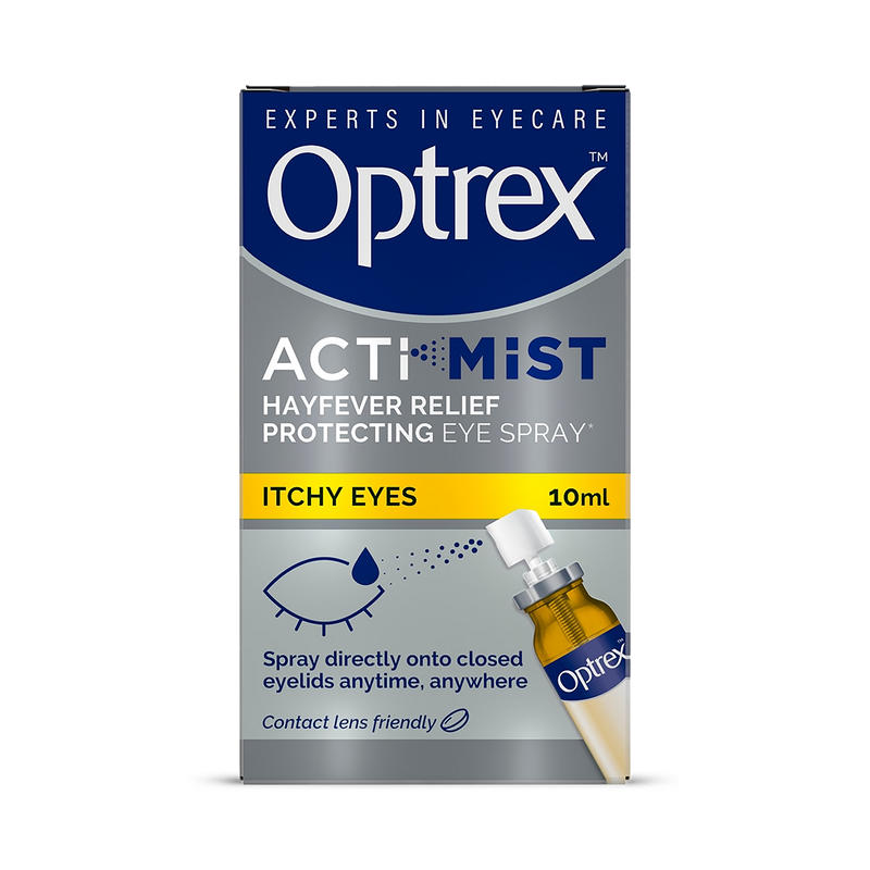 Optrex Double Action eye spray for itchy and watery eyes 10ml, imported from the UK
