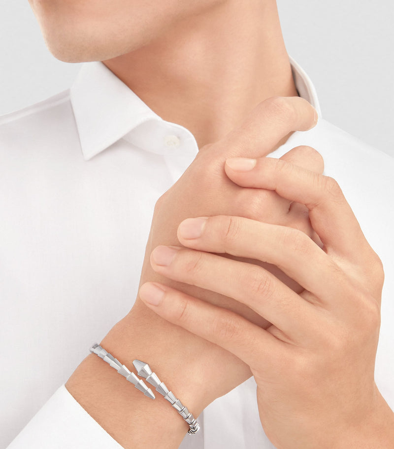 Bvlgari Serpenti Viper bracelet in white gold, UK version