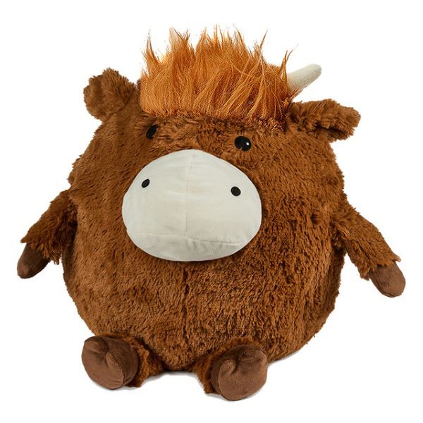 Warmies Super Sized Cushion Highland Cow GOODS Superdrug   