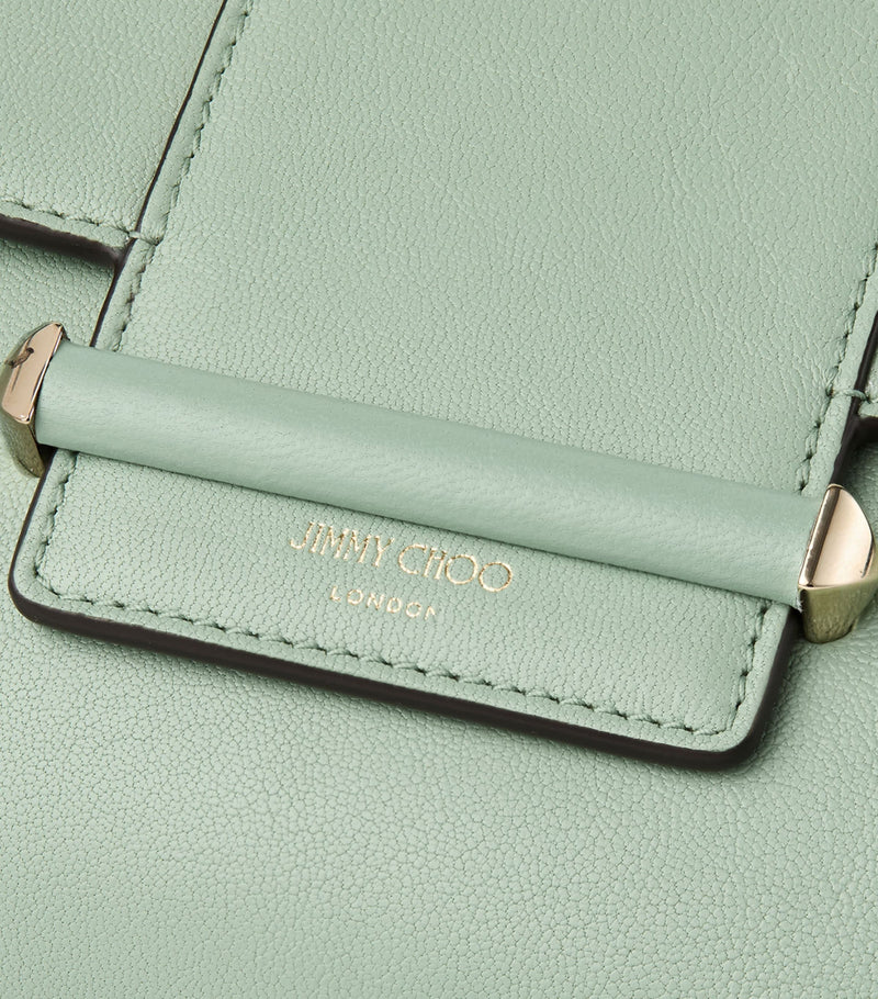 Jimmy Choo Mini Bar chain wallet in leather (British brand)