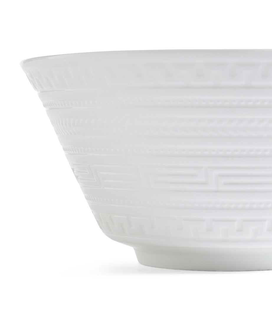 Wedgwood fine bone china cereal bowl with embossed geometric design 15cm (British brand)