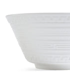 Wedgwood fine bone china cereal bowl with embossed geometric design 15cm (British brand)