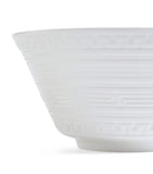 Wedgwood fine bone china cereal bowl with embossed geometric design 15cm (British brand)