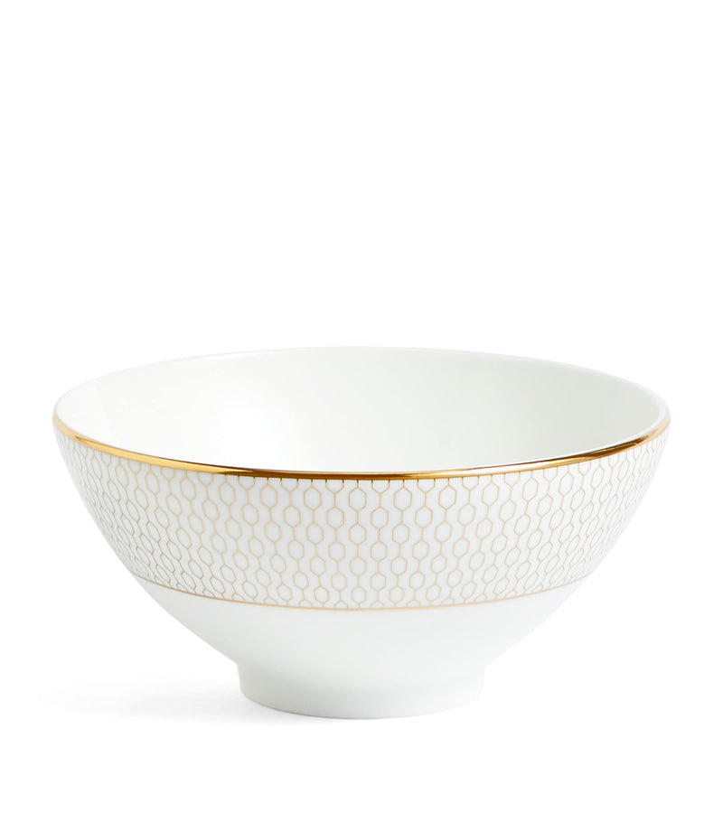 Wedgwood Gold-Trim Gio rice bowl 12.5cm (British brand)