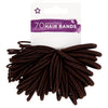 Superdrug brown hair bands assortment x70 (British brand)
