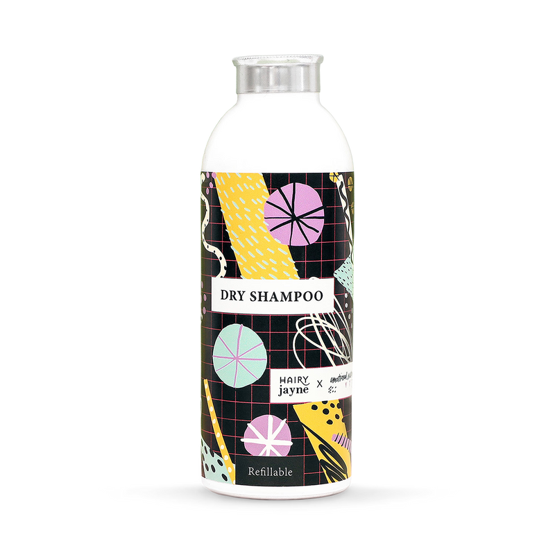 Dry shampoo powder with lavender, imported from the UK
