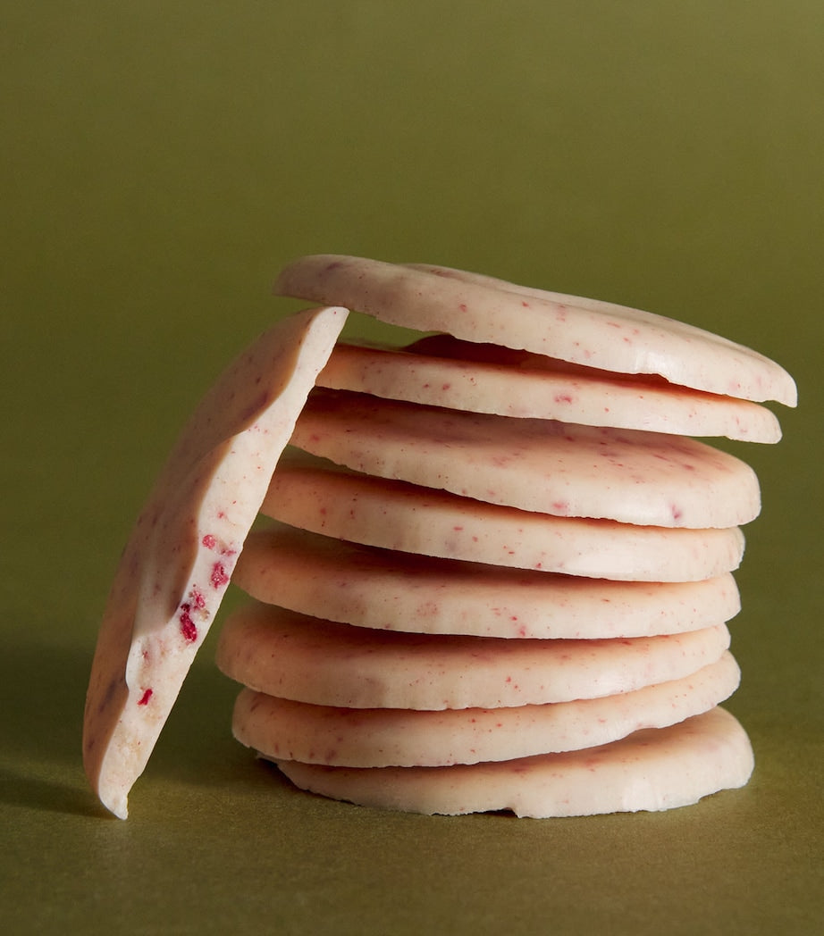 Harrods white chocolate raspberry thins 162g - British product