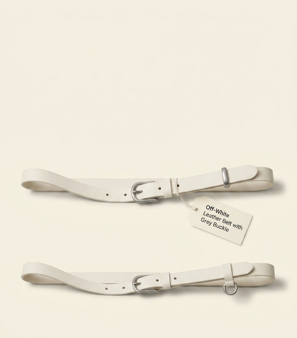 Prada calf leather belt 2cm width - British product