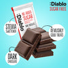 Diablo no added sugar dark chocolate bar 85g - British product