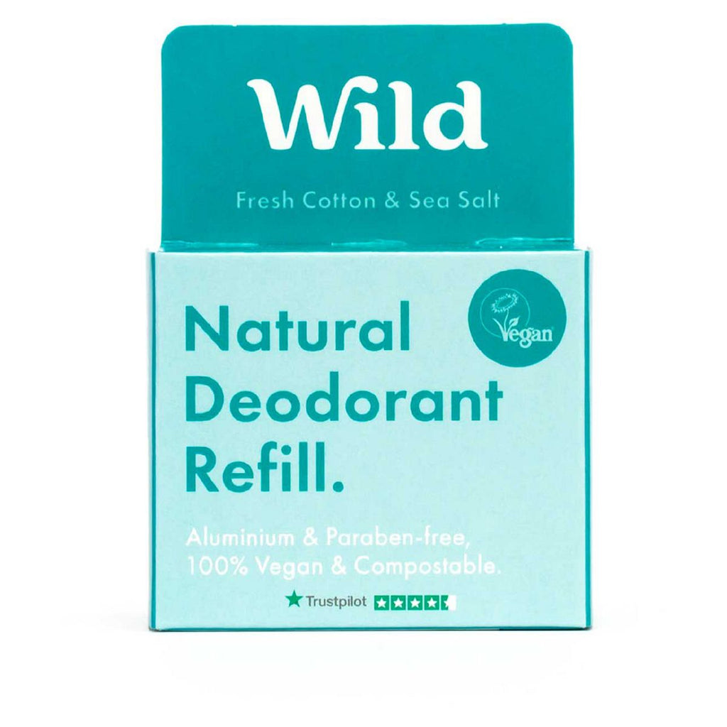 Wild Fresh Cotton and Sea Salt Deodorant Refill 40g