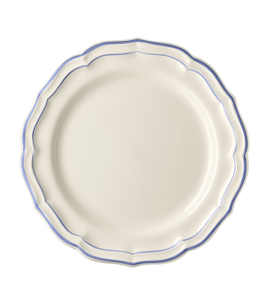 Gien Filet Bleu dinner plates 26cm (British brand)