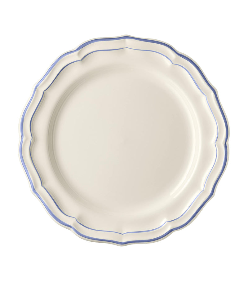 Set of 4 Filet Bleu Dinner Plates (26cm)