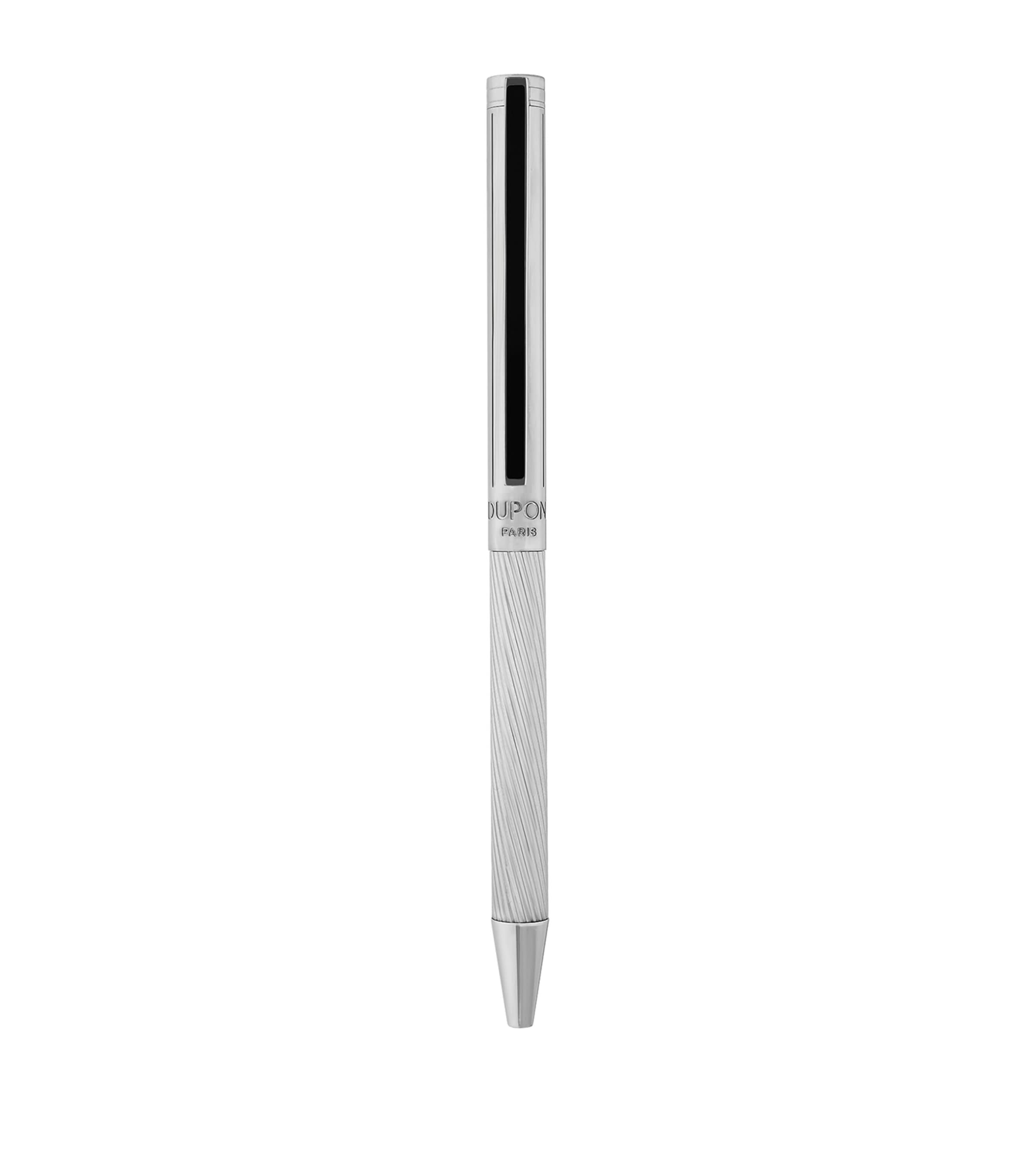 S.T. Dupont palladium classique ballpoint pen, 15cm height, slim design (British brand)