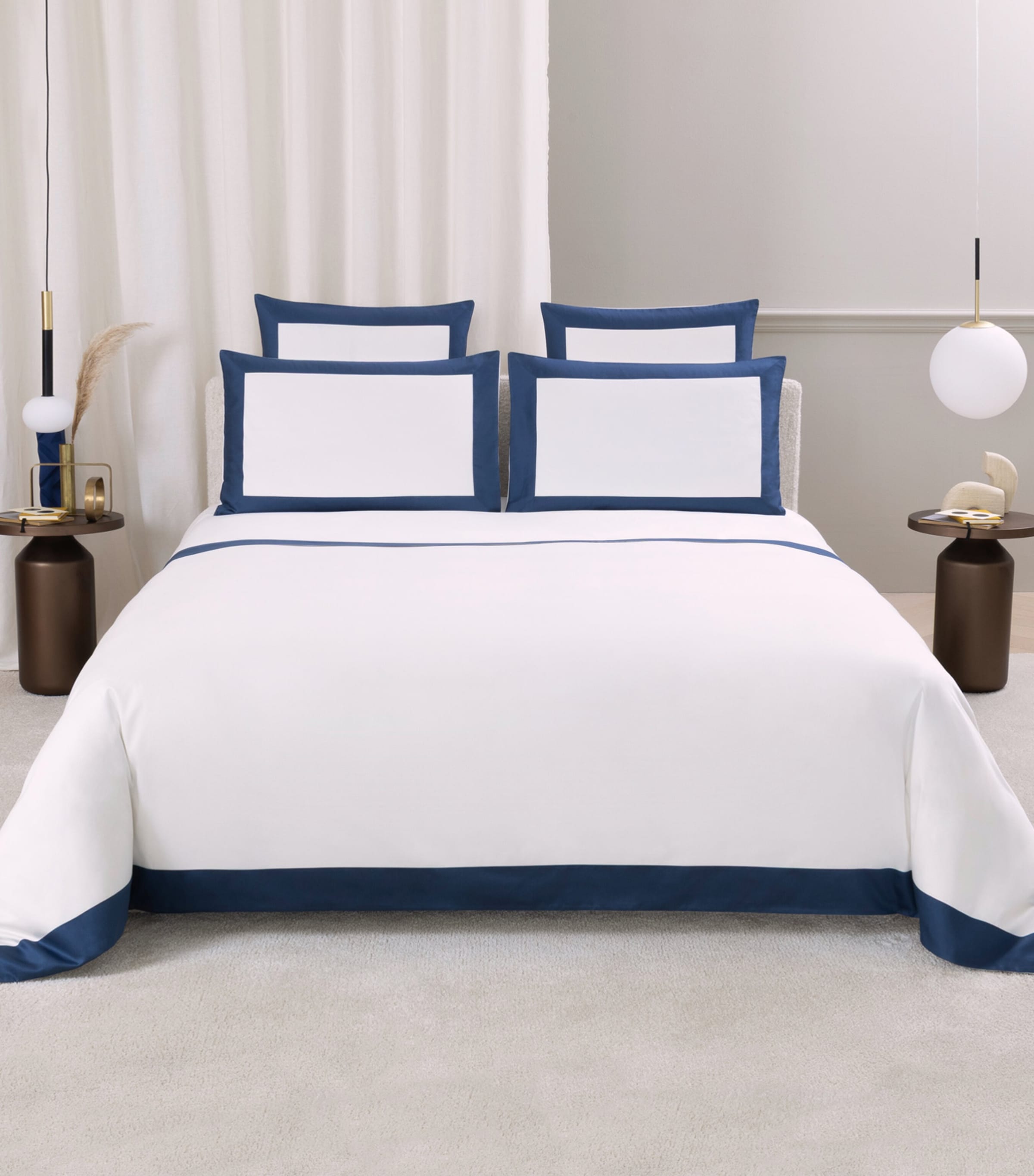 Frette cotton bold pillowcase 51x71cm (British brand)