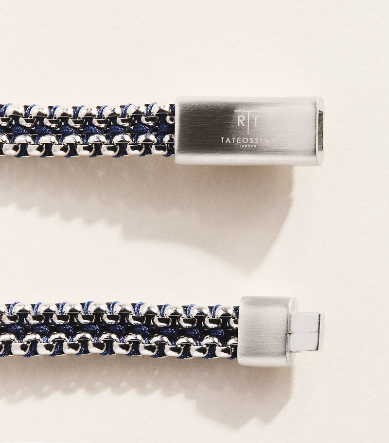 Tateossian sterling silver Tris bracelet - British product