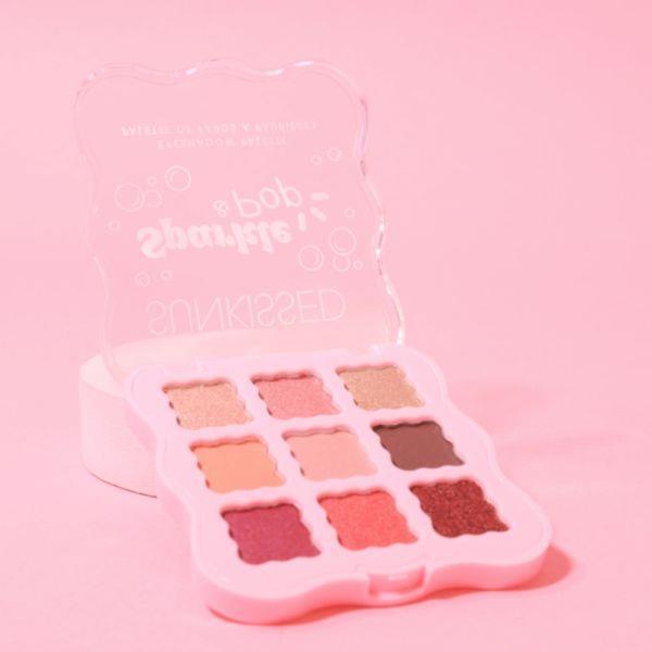 Sunkissed Sparkle & Pop eyeshadow, imported from the UK