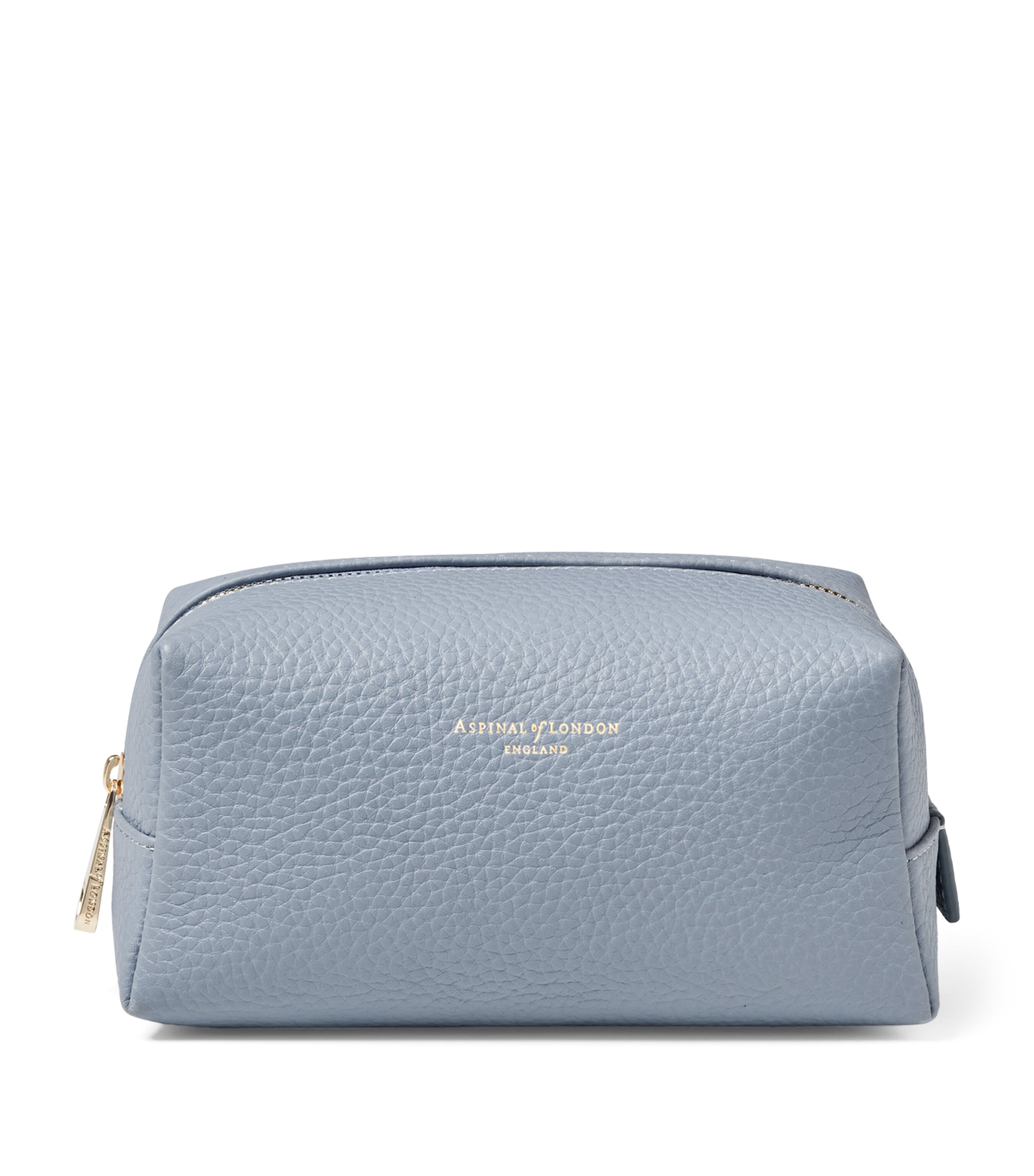 Medium Grained Leather Cosmetics Case