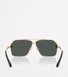 Versace Pilot Sunglasses gold-tone metal frame, imported from the UK