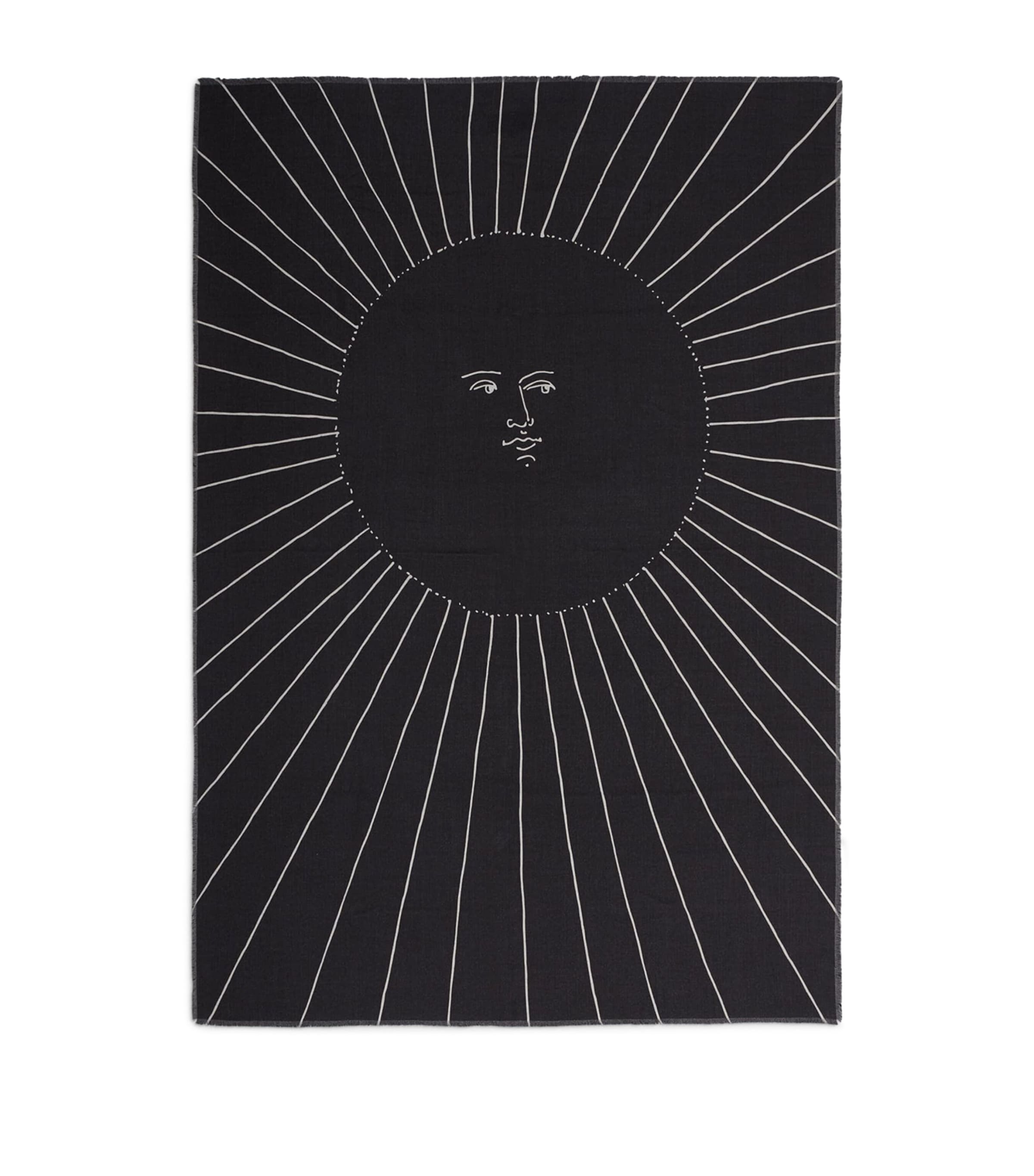 Fornasetti Plaid Solitudine Throw 140cm x 200cm - British product