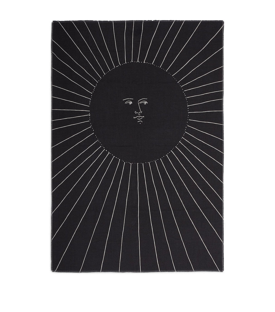 Fornasetti Plaid Solitudine Throw 140cm x 200cm - British product