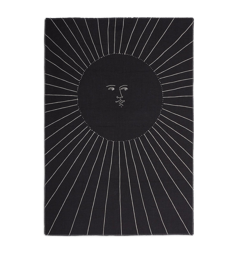 Fornasetti Plaid Solitudine Throw 140cm x 200cm - British product