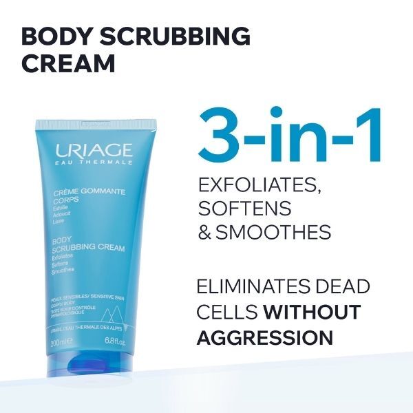 Uriage Body Scrubbing Cream 200ml (British brand)