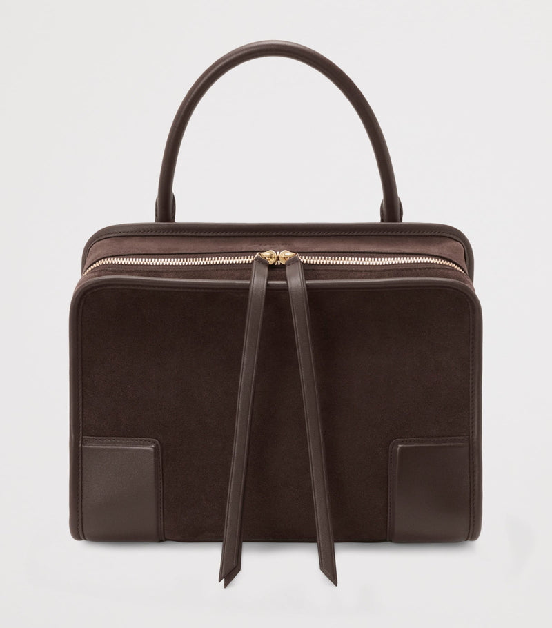 LOEWE Medium Suede Amazona 180 top-handle bag, UK version