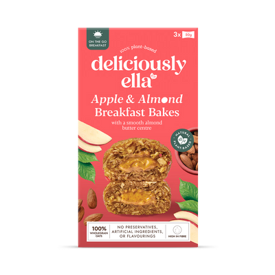 Holland & Barrett Deliciously Ella Apple & Almond Breakfast Bakes 3x 50g- Buy online at McGrocer