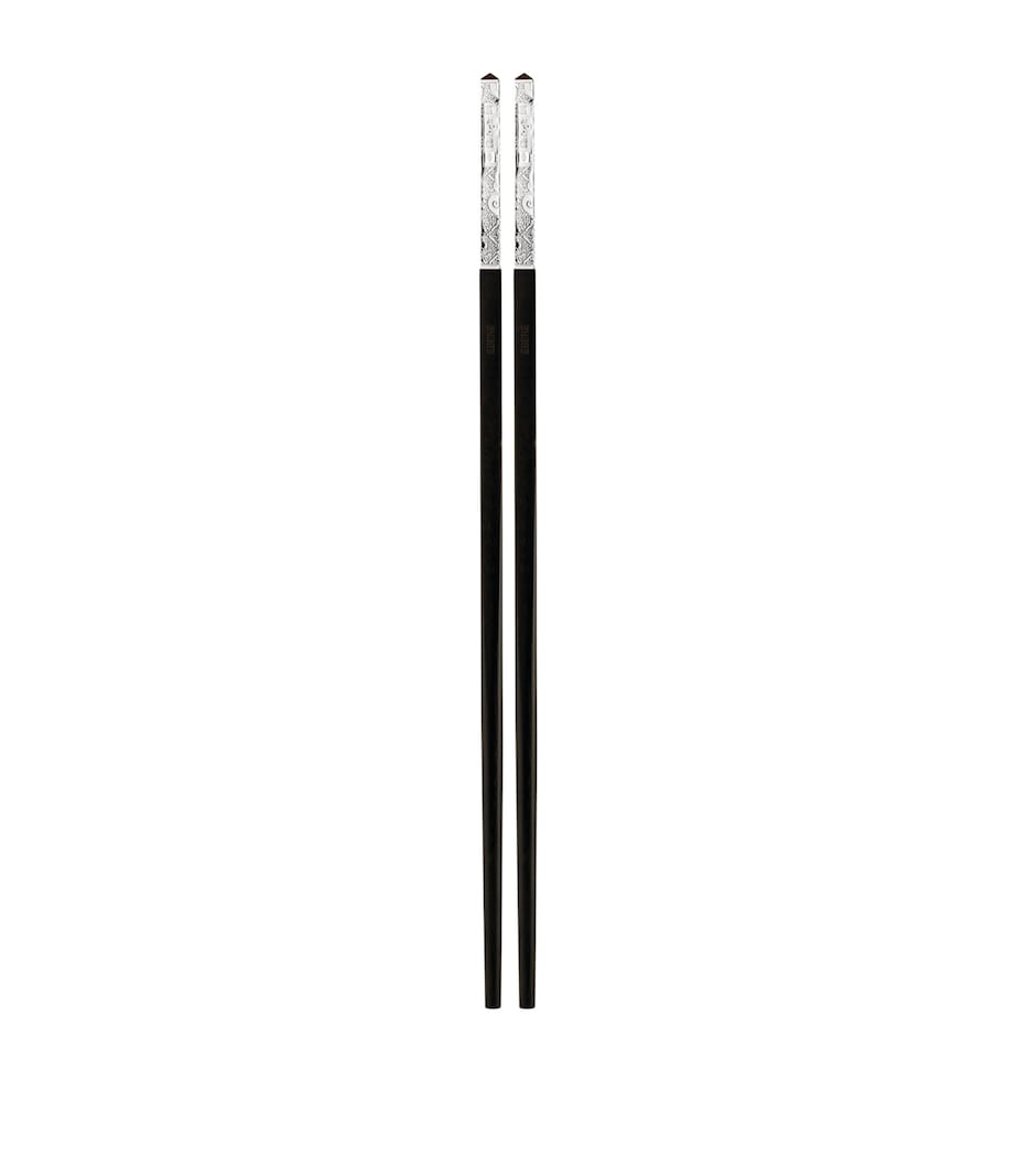Christofle silver-plated Chinese chopsticks Jardin d'Eden - British product