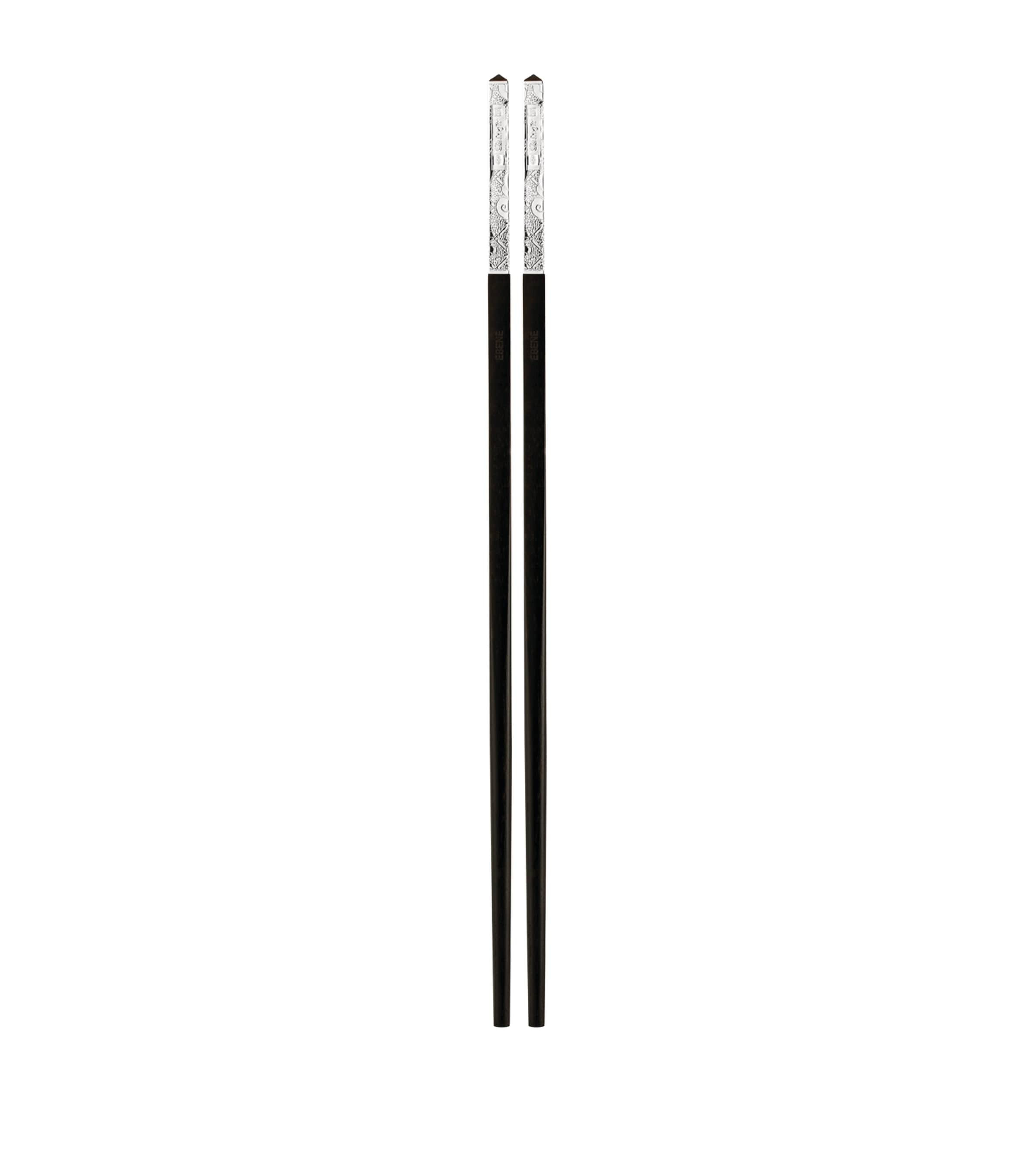 Christofle silver-plated Chinese chopsticks Jardin d'Eden - British product