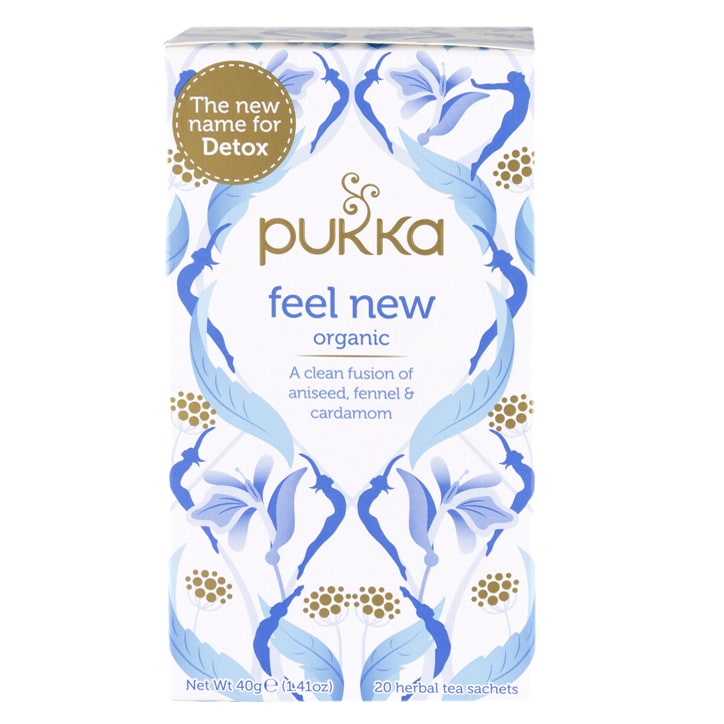 Pukka Organic Feel New 20 Tea Bags Teas Holland&Barrett   