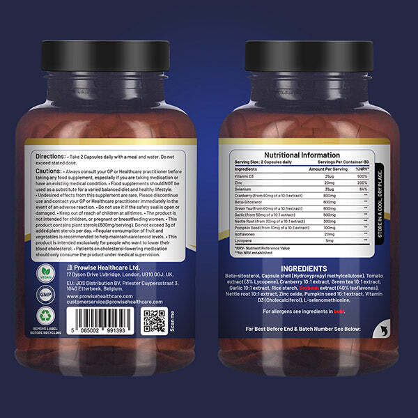 Prowise Advanced Prostwell Plus 60 vegan capsules, UK version
