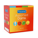Pasante oral dams assorted 36 pack - British product